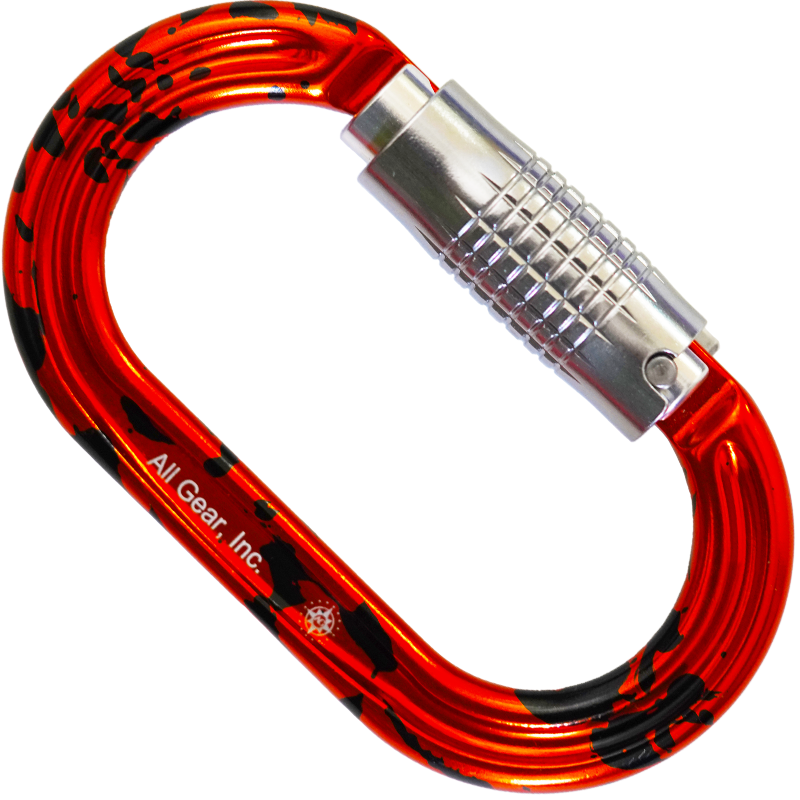 Orange Climbing Carabiner